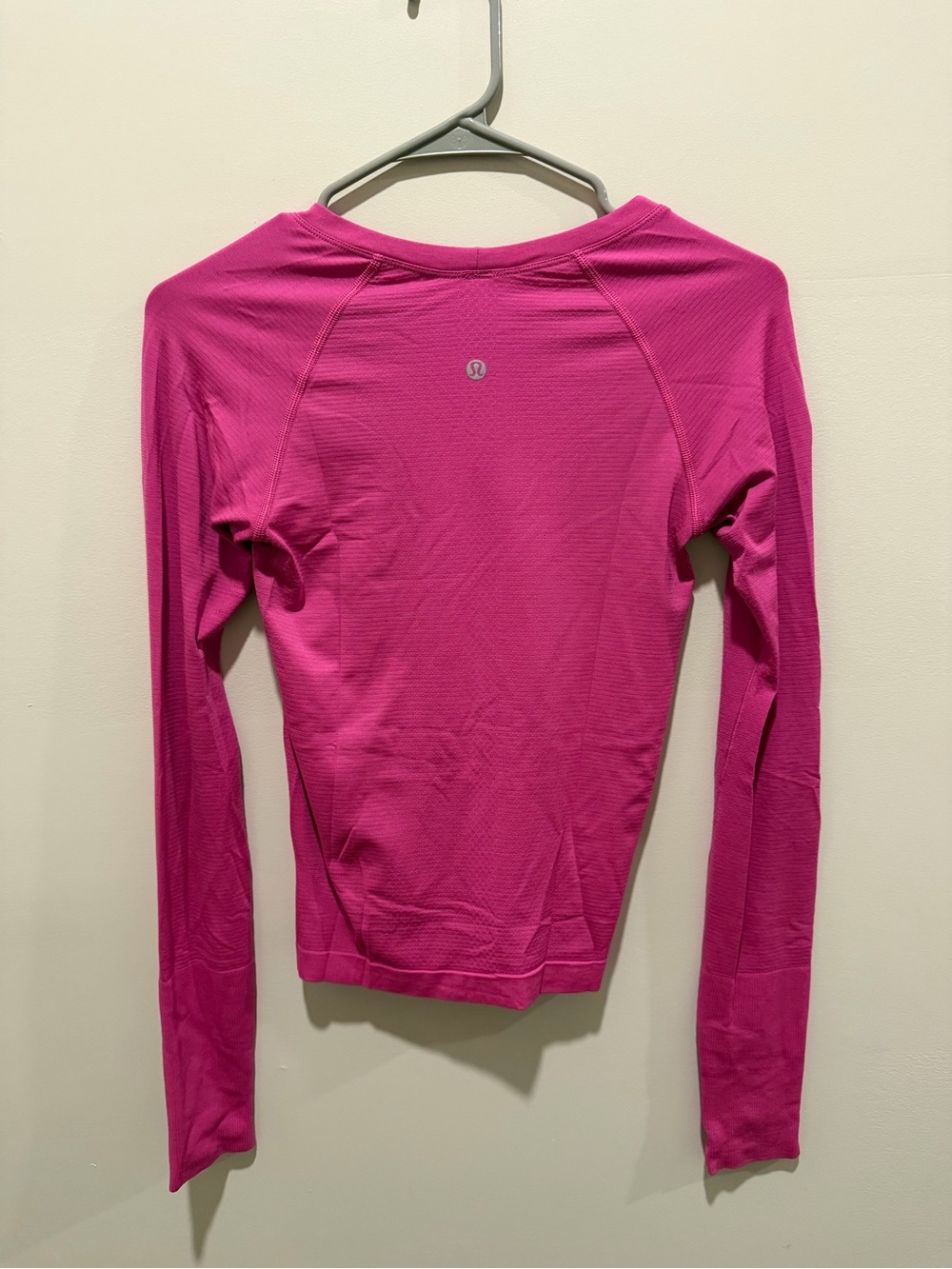 Lululemon Swiftly Tech Long Sleeve Hot Pink Running Top